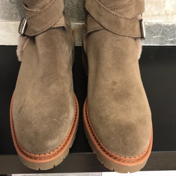 Sam Edelman Jailyn Faux Fur-Lined Suede Boots - Picture 7 of 12